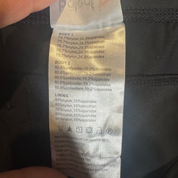 Baleaf Black Bermuda Athletic Shorts | Stretch Nylon Spandex Drawstring M K2 - Picture 6 of 8